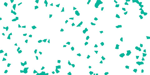 Abstract Festive Light Blue party pops decoration, grunge, splatter, rectangle & confetti background. Confetti texture for holiday, postcard, poster, website, carnival, birthday, children's parties.