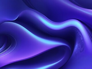 Crumpled up blue silk abstract background. AI generated image