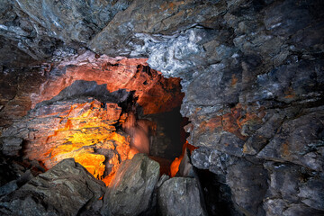 Cave in the mountains