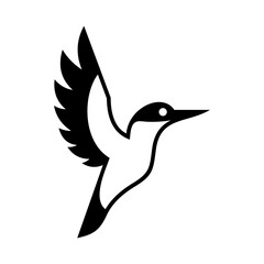Hummingbird Vector Logo Design Template