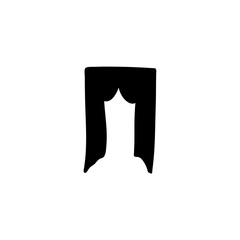 interior decoration textile silhouette 