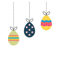 Hanging Easter Eggs