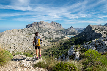 escursion de los tres miles, Paraje natural de la Serra de Tramuntana, Mallorca, balearic islands,...