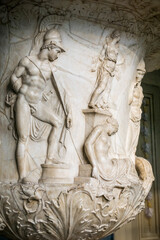 Antique Greek sculpture in Florence, Italy