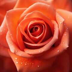 Close up photo of a rose, AI generated Image