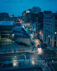Night view of downtown Buffalo, New York