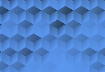 hexagonal Background in blue