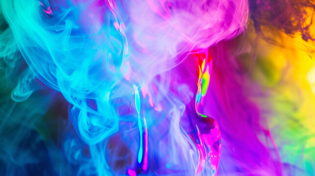 Psychedelic Colorful Liquid Plasma Background. Website background © Furkan