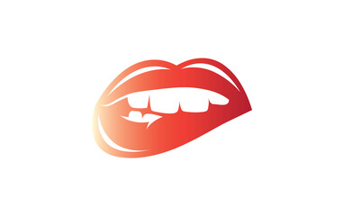 Lips care logo template vector icon design. Lips illustration.