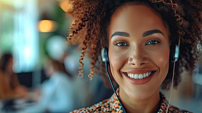 call center customer service representatives with headset taking phone calls