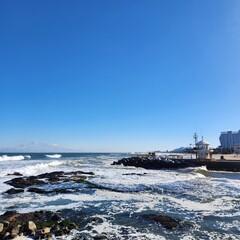 Fototapeta premium lighthouse on the coast of island country