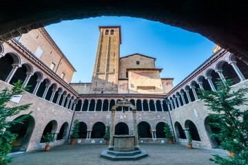 Fototapeta na wymiar Seven churches complex in Bologna, Italy