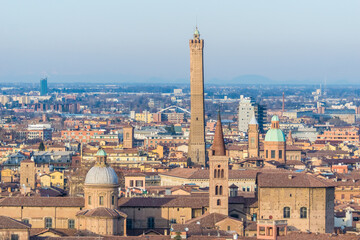 Fototapeta na wymiar Skyline of Bologna, Italy
