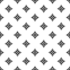 Seamless pattern aztecs fabric pattern geometric pattern for background black and white seamless pattern