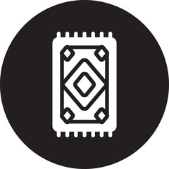 carpet glyph icon