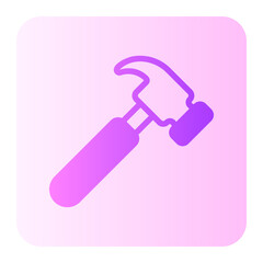 hammer gradient icon