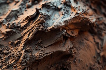 Cracked clay. Clay texture, close-up. Background