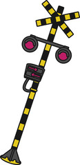 踏切（Railroad crossing）(PNG)