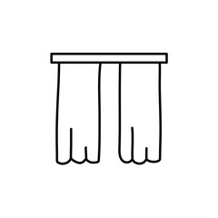 hand drawn curtain