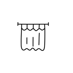 hand drawn curtain