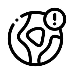 notification line icon