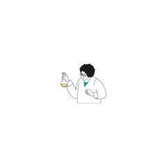 pose vector element health doctor medical
