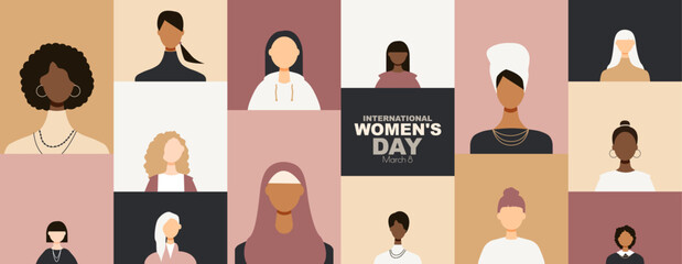 International Women's Day banner.