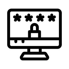 password line icon