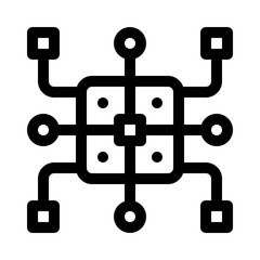 technology line icon
