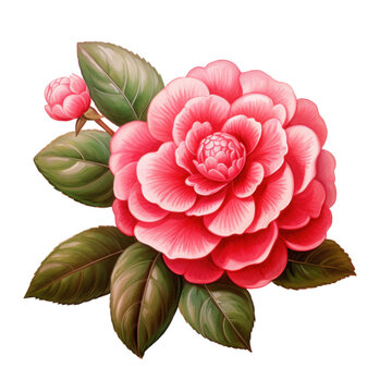 Beautiful camellia flower