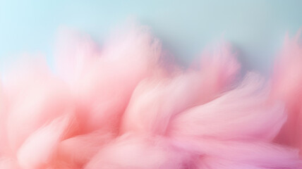 colorful cotton candy in soft color for background - obrazy, fototapety, plakaty