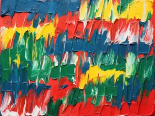 Colorful abstract background of paint brushstrokes