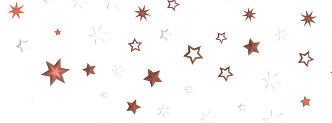 Astral Downpour: 3D Illustration Brings a Shower of Gold Stars