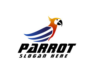 bird abstract logo design template