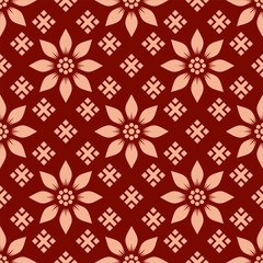 Chinese seamless pattern for Chinese New Year. Vector illustration
