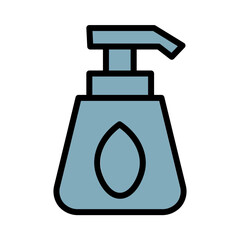 Cleaning Hands Soap Filled Outline Icon