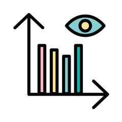 Monitoring Analysis Data Filled Outline Icon