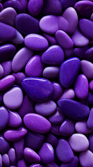 purple pebbles, AI Generative.