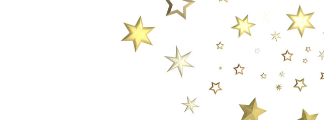 Yuletide Star Descent: Striking 3D Illustration Showcasing Falling Festive Stellar Fragments