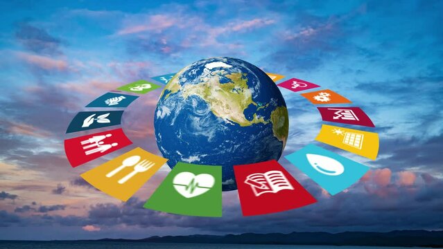 SDGsイメージ　サステナブル　持続可能な開発目標