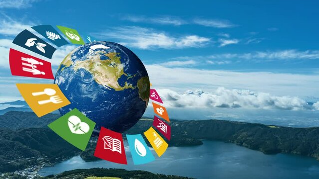 SDGsイメージ　サステナブル　持続可能な開発目標