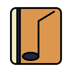 Album Song Music Filled Outline Icon