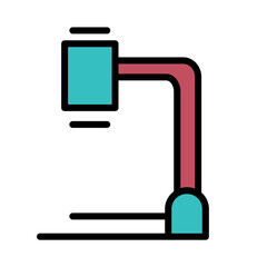 Biology Chemical Education Filled Outline Icon
