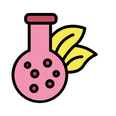 Medical Tree Water Filled Outline Icon