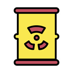 Abuse Chemistry Disposal Filled Outline Icon
