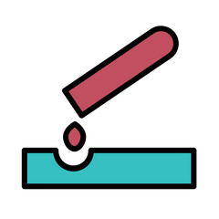 Acid Chemical Liquid Filled Outline Icon