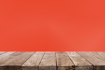 empty room with wooden wall