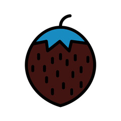 Fruit Healthy Diet Filled Outline Icon