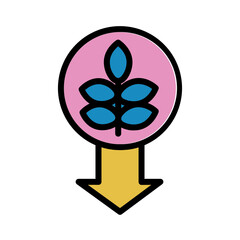 Healthy Food Diet Filled Outline Icon