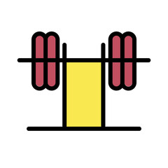 Diet Fitness Health Filled Outline Icon